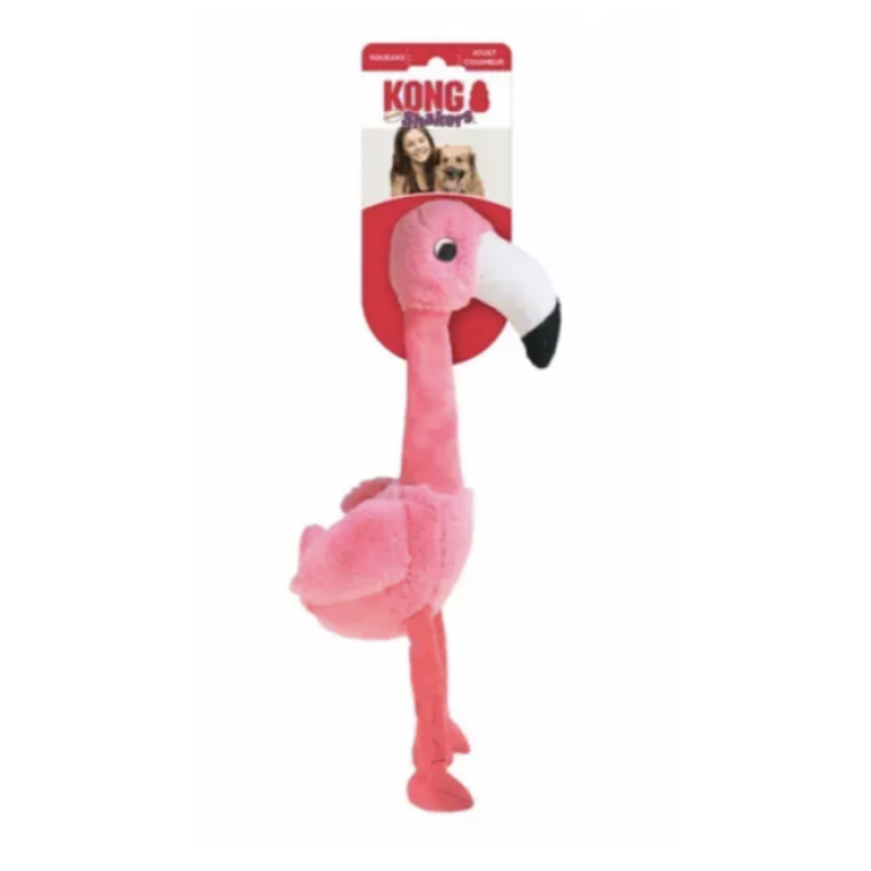 Kong Shakers Honkers Flamingo іграшка для собак S 32 см - рожевий Kong Shakers Honkers Flamingo іграшка для собак S 32 см - рожевий